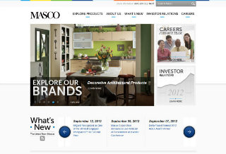 Masco Inc. Leverages Website to Support New Corporate Initiatives image