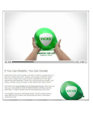 Vicks Breathe For Life Pneumonia Project image