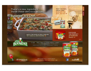 Chef Boyardee Site Redesign image