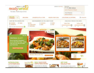 ReadySetEat.com Site Design and Development image