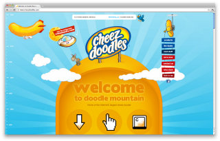 Cheez Doodles Website image