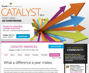 ChannelAdvisor Catalyst 2013 Event Site image