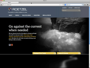 Roetzel & Andress  Website  image