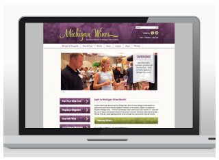 Michigan Wines Website image