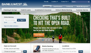 Bank of the West Homepage Redesign image