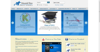 Mounds View Public Schools Website Redesign image