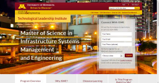 Infrastructure Systems Management and Engineering (ISME) Website image