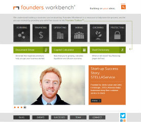 Founders Workbench Website Redesign image