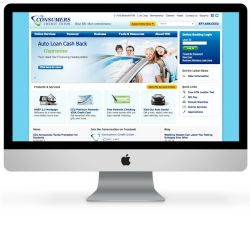 Consumers Credit Union Responsive Site Redesign image