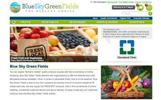 Blue Sky Green Fields image