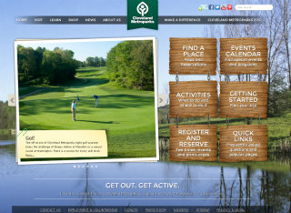 Cleveland Metroparks Website image
