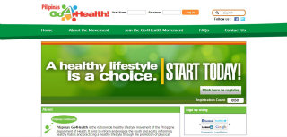 Department of Health – Pilipinas Go4Health website image