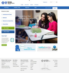 Blue Cross Blue Shield of Michigan and Blue Care Network Public Website image
