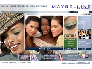Maybelline New York Website image