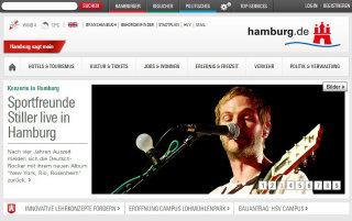 Hamburg.de Website image