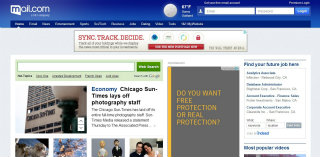 mail.com Website image