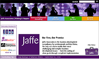 Jaffe Web Site image