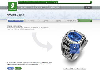 Herff Jones eCommerce Website image