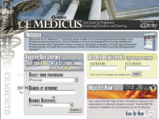 CE Medicus Medical Education Portal image