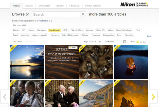 Nikon's Learn & Explore image