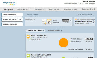  WageWorks Participant Website image