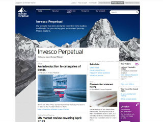 Invesco Perpetual Website Redesign image