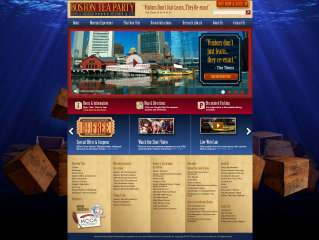 Boston Tea Party Ships & Museum Website image