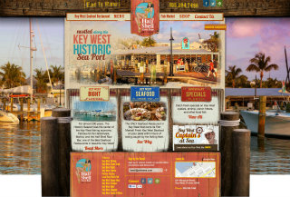 Half Shell Raw Bar Website image