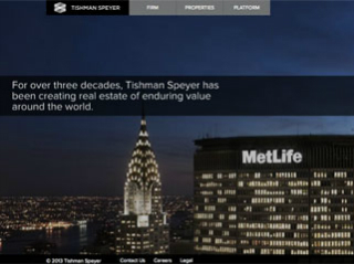 Tishman Speyer Corporate Website image