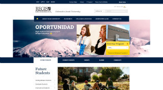 Regis University Website Redesign image