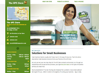 The UPS Store Center Website image