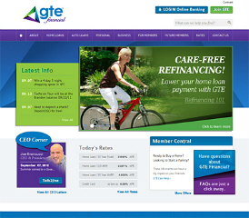 GTE Financial Website image