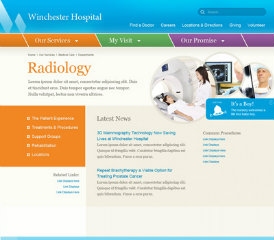 Winchester Hospital Website image