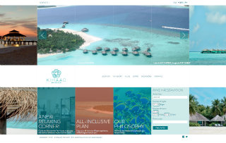 Kihaad Maldive Resort Web Site image