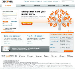 Discover Bank Website image