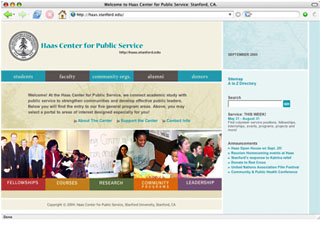 Haas Center for Public Service, Stanford University image