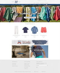 Bills Khakis Website Redesign image
