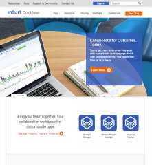 Intuit Quickbase Website image