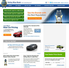 Kelley Blue Book's KBB.com image