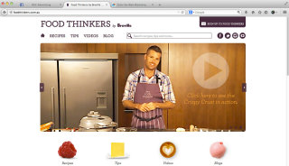 Breville - Food Thinkers Website image