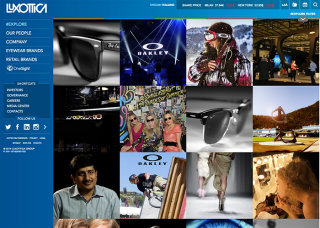 New Luxottica.com Corporate Website image