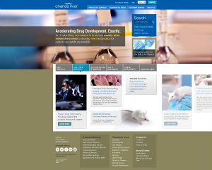 Charles River Laboratories Website image