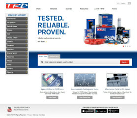 TRP Parts Website image