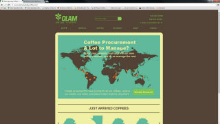 Olam Specialty Coffee Website image