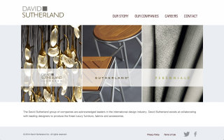 David Sutherland Inc. Website image