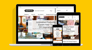 Minwax Responsive Website image