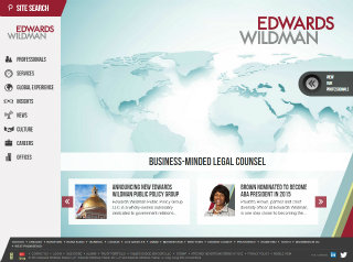 Edwards Wildman Website Redesign image