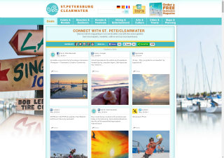 Visit St. Pete/Clearwater Social Media Showroom & Homepage Social Hub  image