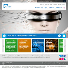 DLA Piper LLP Website Redesign image