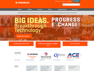 Progress Software Website image